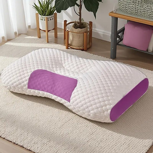 Knitted SPA Massage Neck Pillow, Cervical Orthopedic Neck Pillow