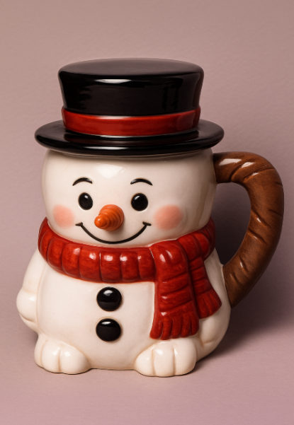β Snowman Ceramic Mug β Holiday Edition π