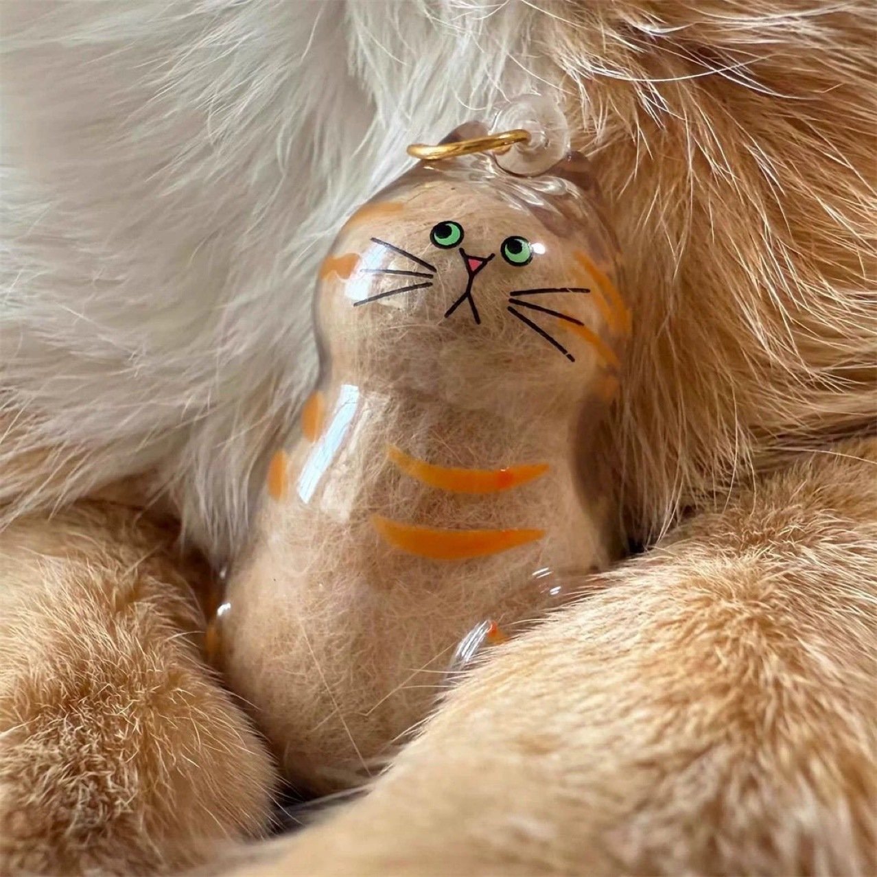 Cute Cat Fur Memory Charm – Shaped Charm for Collecting Pet Fur