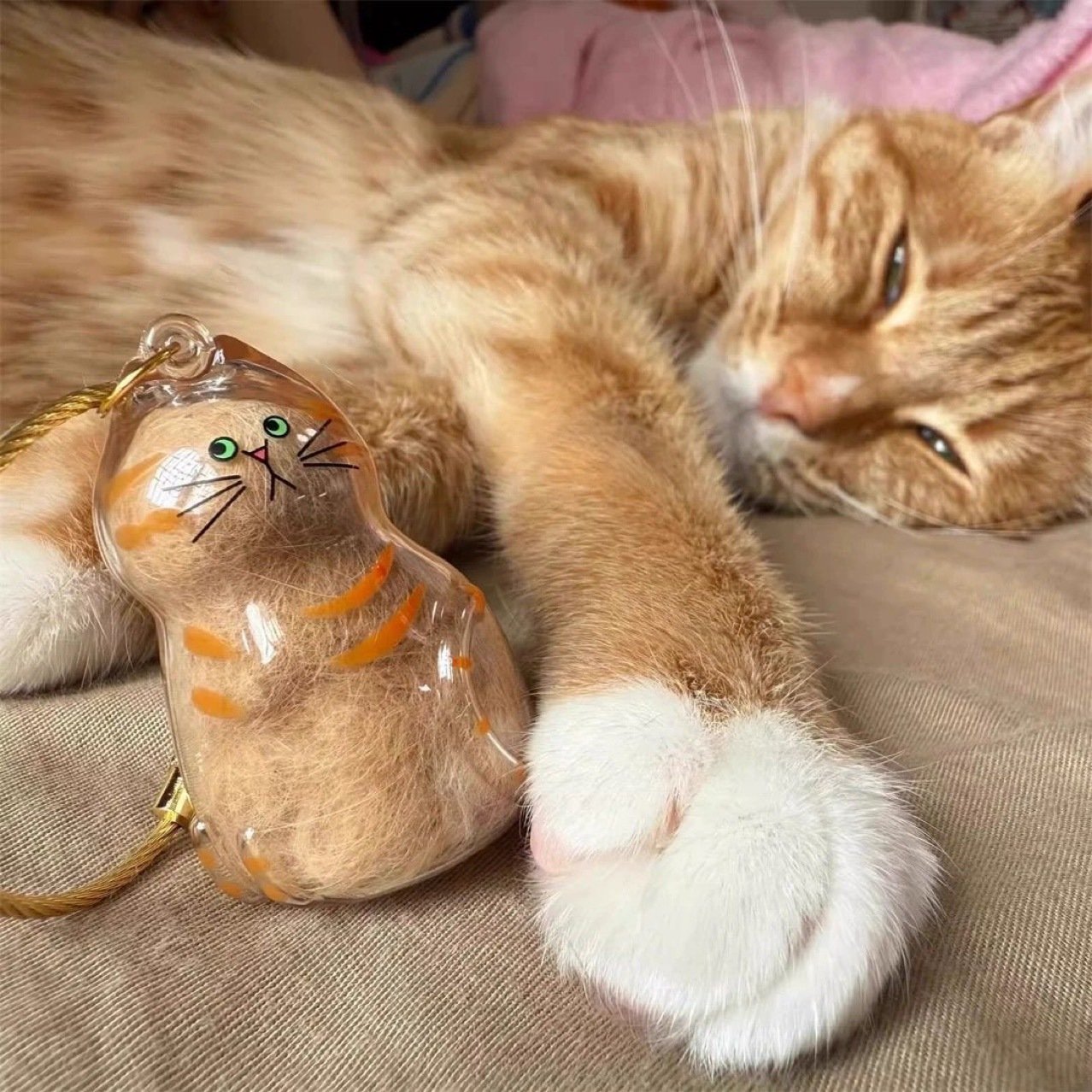 Cute Cat Fur Memory Charm – Shaped Charm for Collecting Pet Fur
