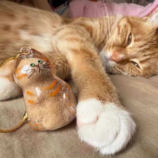 Cute Cat Fur Memory Charm – Shaped Charm for Collecting Pet Fur
