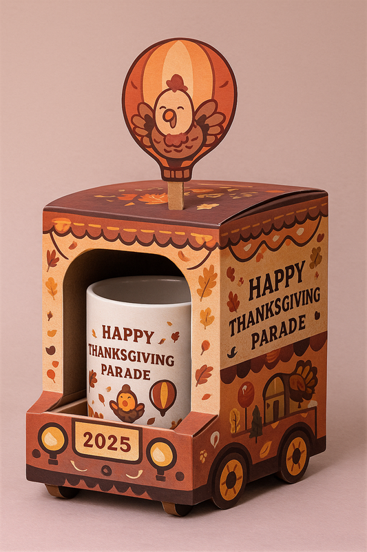 2025 Thanksgiving Parade Mug with Gift Box