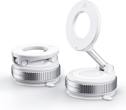2025 Free Rotating Vacuum Magnetic Disk Phone Holder