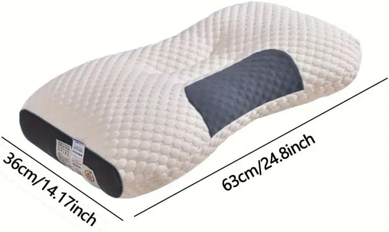 Knitted SPA Massage Neck Pillow, Cervical Orthopedic Neck Pillow