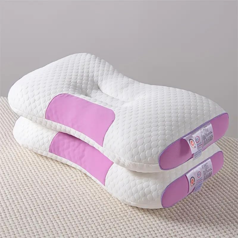 Knitted SPA Massage Neck Pillow, Cervical Orthopedic Neck Pillow