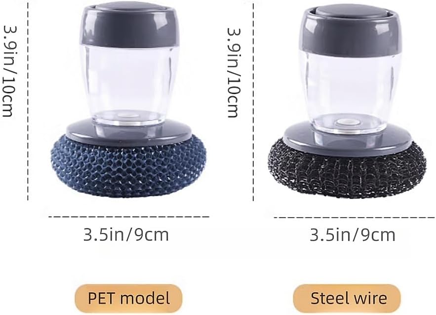 Dishwashing Scrubber Press Automatic Liquid wash Pot