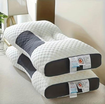Knitted SPA Massage Neck Pillow, Cervical Orthopedic Neck Pillow