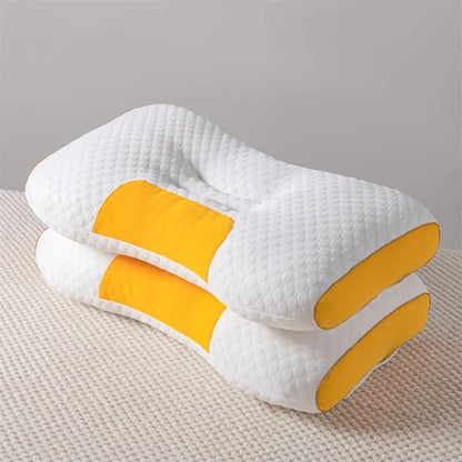 Knitted SPA Massage Neck Pillow, Cervical Orthopedic Neck Pillow