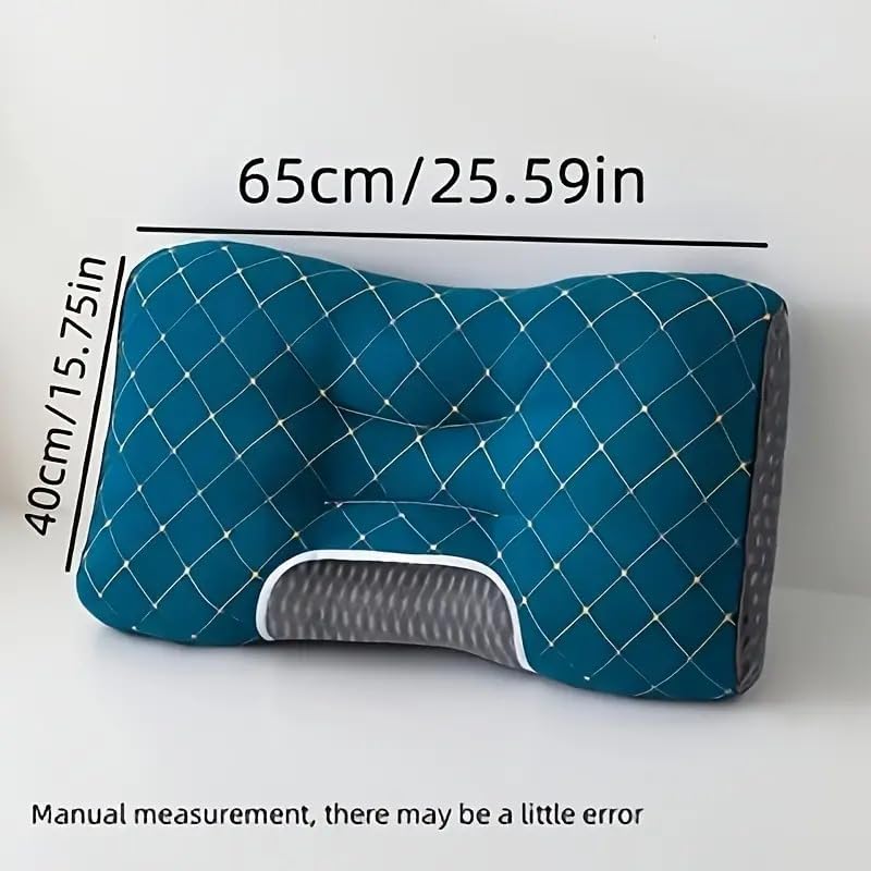 Knitted SPA Massage Neck Pillow, Cervical Orthopedic Neck Pillow