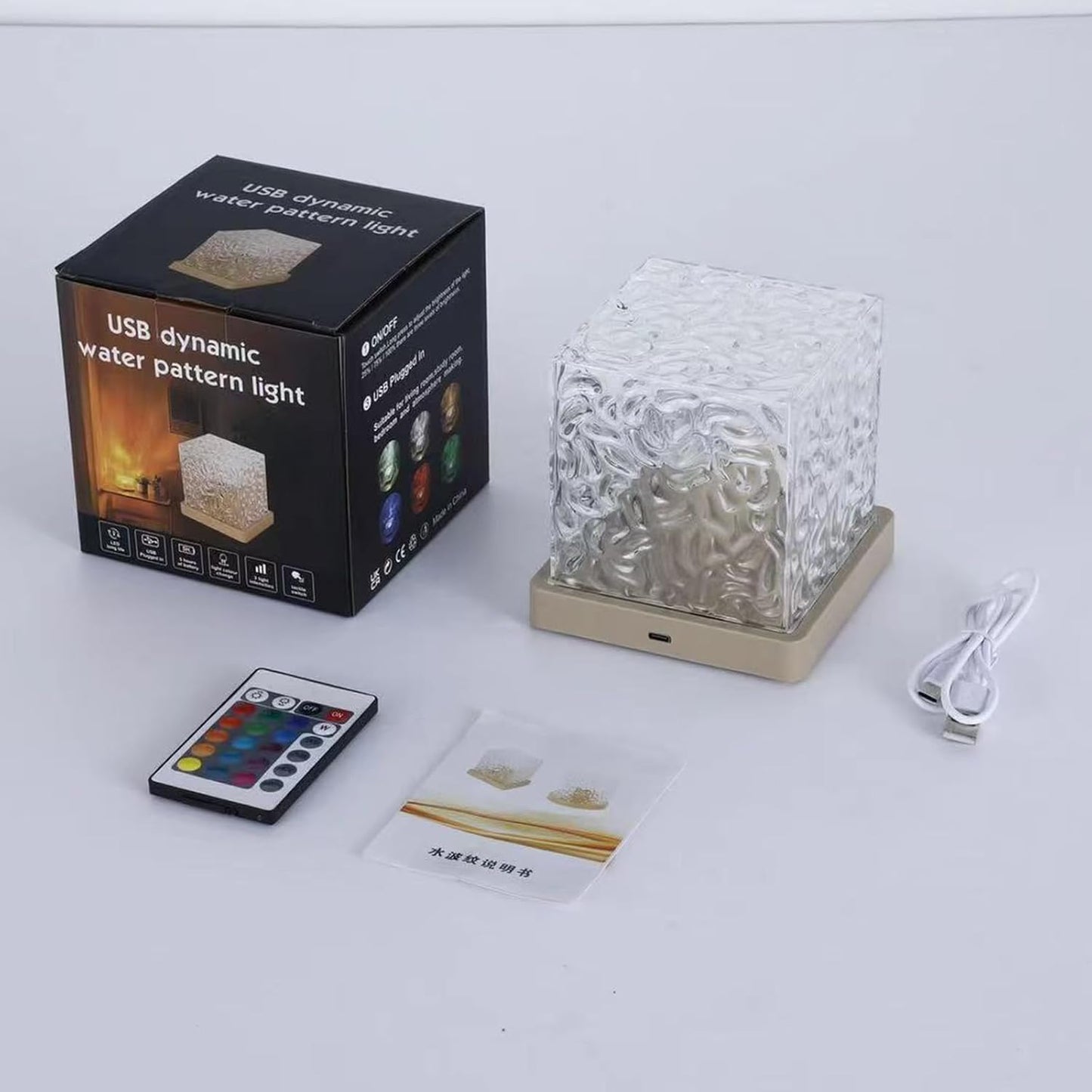 Ocean Wave Projector Light, 3D Holographic Water Ripple Romantic Ambient Lighting