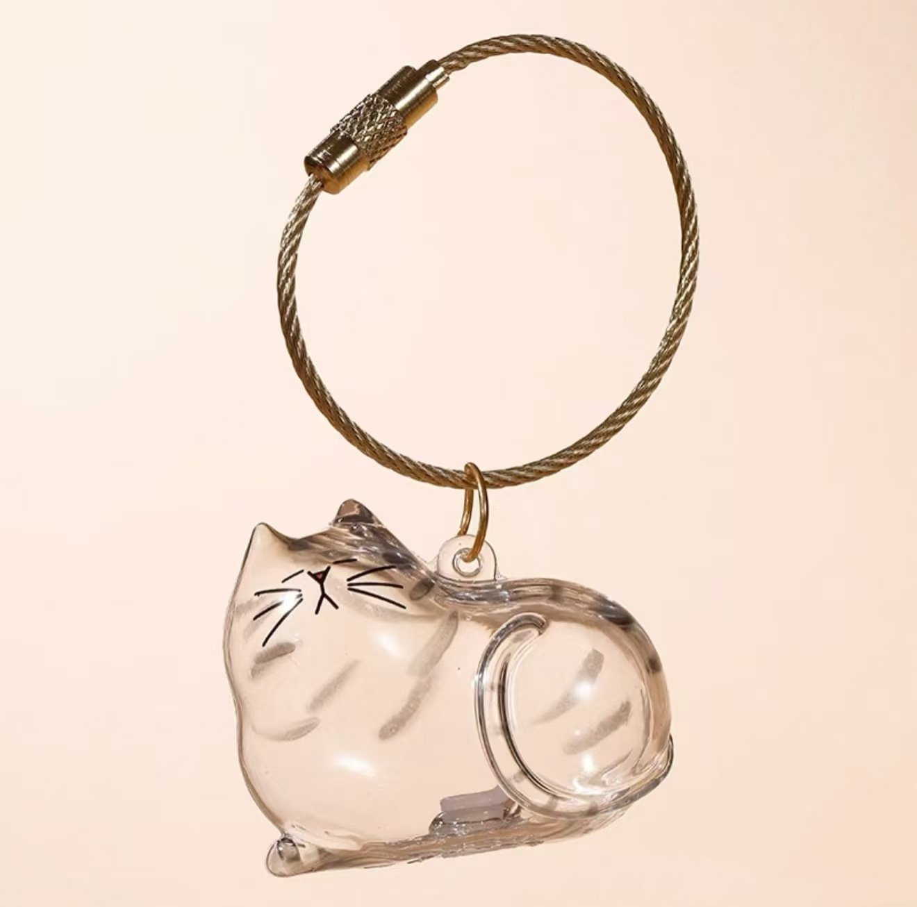Cute Cat Fur Memory Charm – Shaped Charm for Collecting Pet Fur