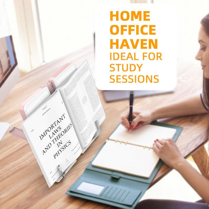 Multifunction Capacity Pencil Case with Book Stand for Reading Adjustable Book Holder Stationery Pen Bag Pouch School Supplies for Kids Teen Girls,Graduation/Birthday/Back to School Gifts