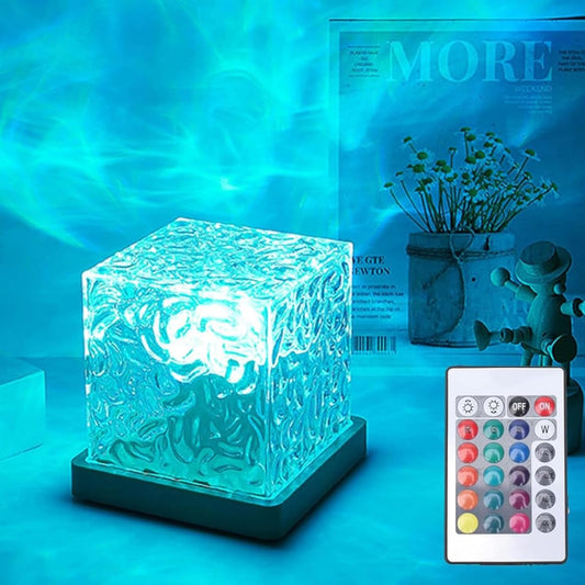 Ocean Wave Projector Light, 3D Holographic Water Ripple Romantic Ambient Lighting