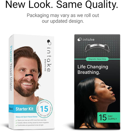 Breathing Nasal Strip Starter  - Boost Oxygen Intake, Reduce Snoring, Improve Sleep Quality