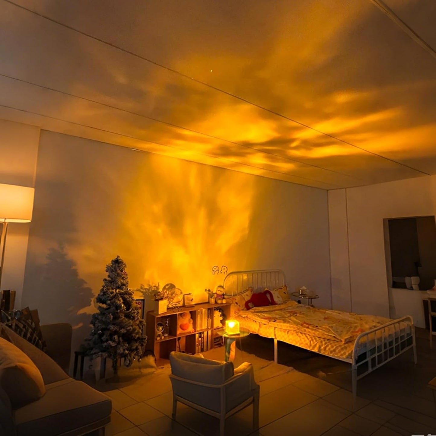 Ocean Wave Projector Light, 3D Holographic Water Ripple Romantic Ambient Lighting
