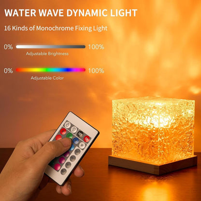 Ocean Wave Projector Light, 3D Holographic Water Ripple Romantic Ambient Lighting