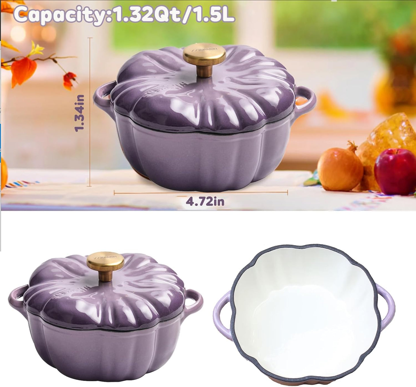 Halloween Decor Pumpkin Pot  for Fall Thanksgiving Decor