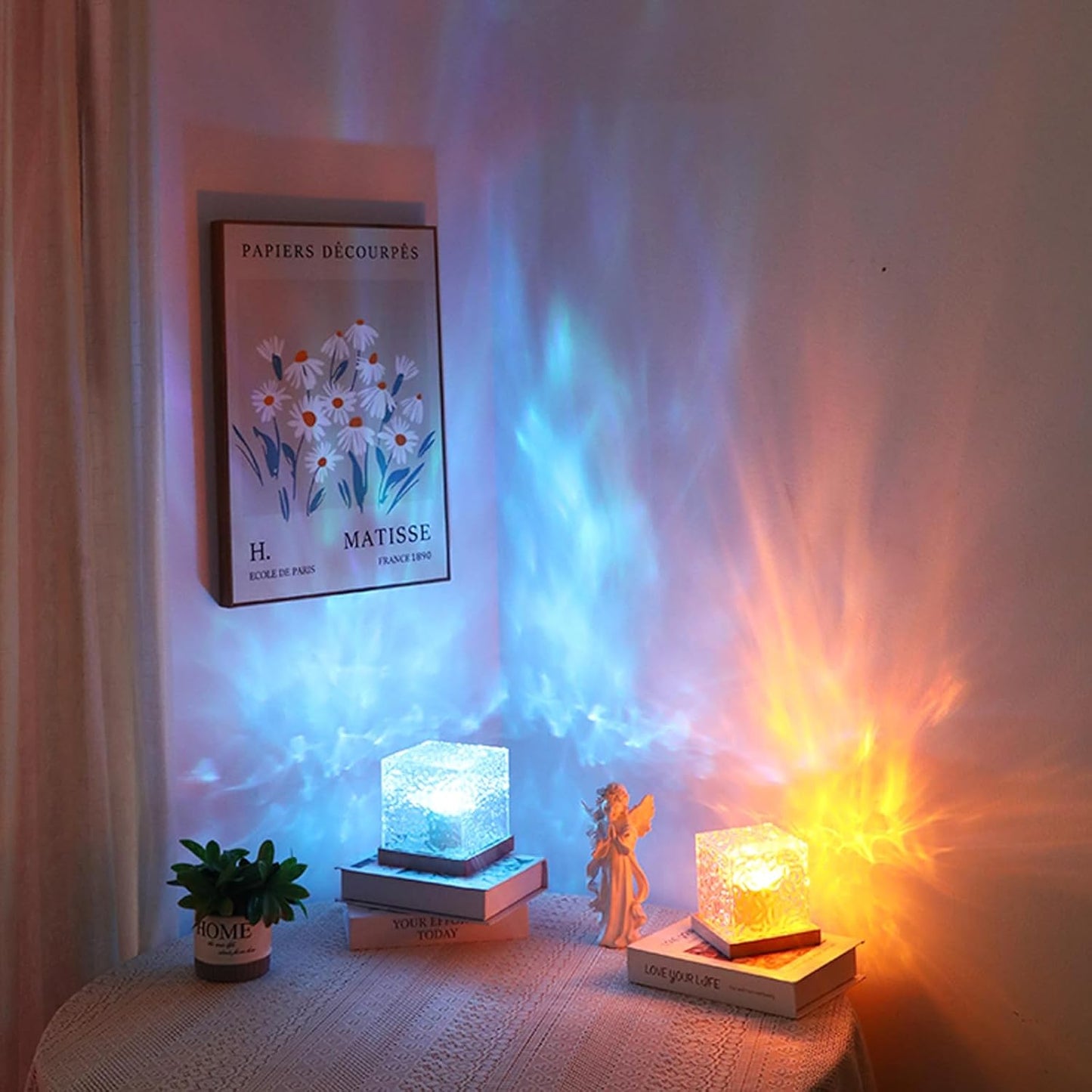 Ocean Wave Projector Light, 3D Holographic Water Ripple Romantic Ambient Lighting