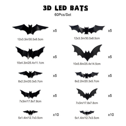 LED Glowing Bat Group