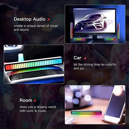 ⏰Wireless Sound Activated RGB Light Bar