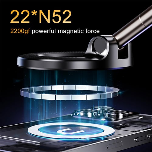 2025 Free Rotating Vacuum Magnetic Disk Phone Holder