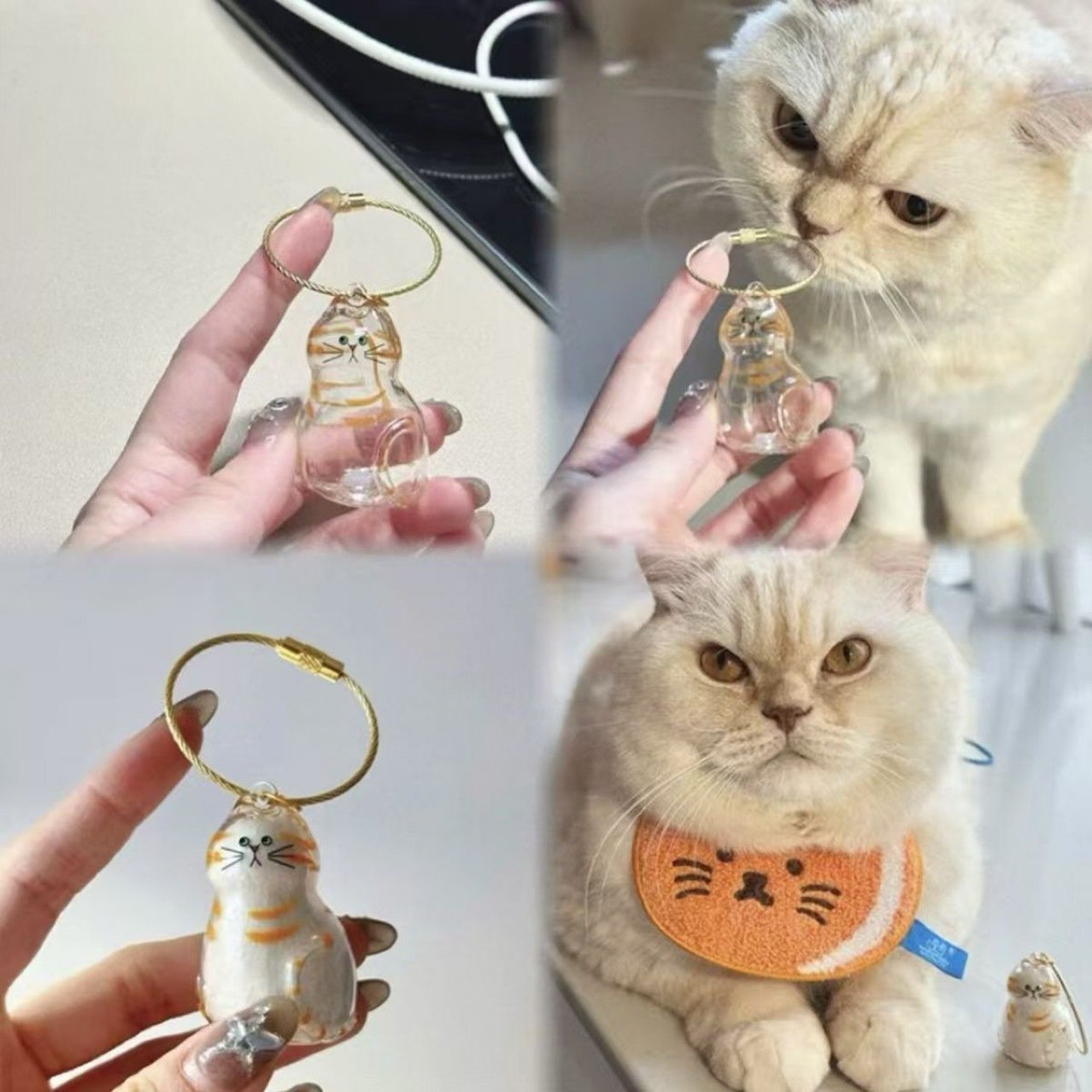 Cute Cat Fur Memory Charm – Shaped Charm for Collecting Pet Fur